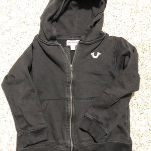 Kids true religion zip up hoodie